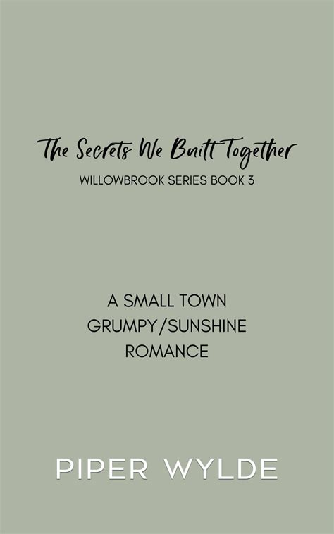 Gallery 1 — Piper Wylde - Small Town Romance