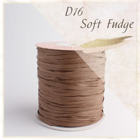 Рафия ISPIE рулон 250 метров, цвет - D16 - Soft Fudge, Shanghai Wellmay ...