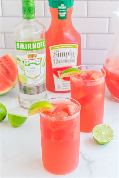 watermelon cocktail  incredible recipes watermelon smirnoff