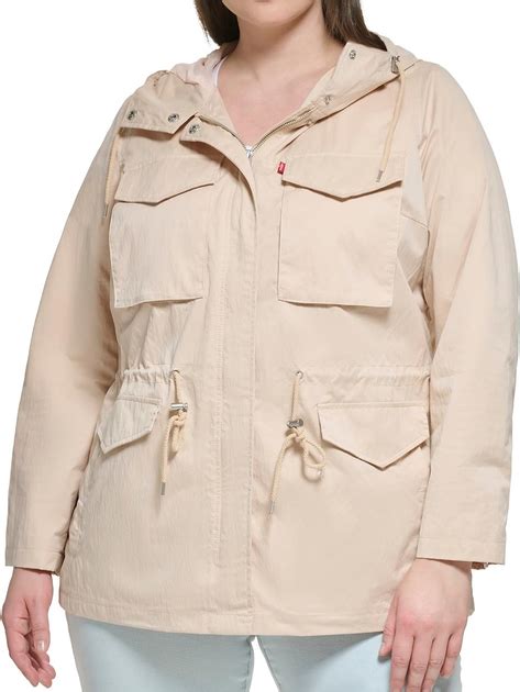 Ветровка с капюшоном женская Levi's 78558818 2X Бежевая (1159801491 ...