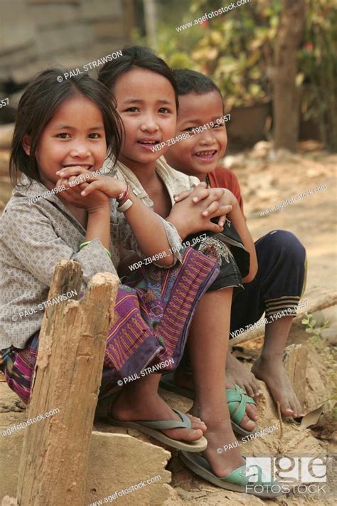 Lao Loum - Lowland Lao children, Stock Photo, Picture And Rights ...