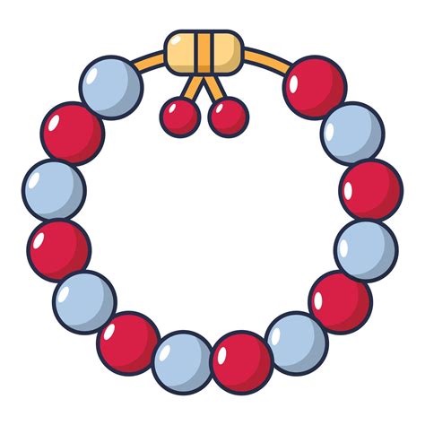 Bead icon, cartoon style 15042000 Vector Art at Vecteezy