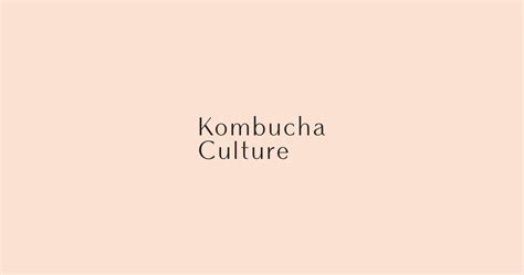 Kombucha Culture on Behance