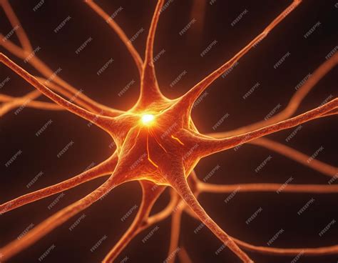 Premium AI Image | Interconnected neurons firing connectivity