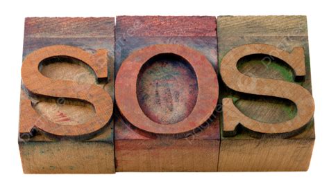 Sos Sign In Letterpress Type Sos, Color, Word, Stained PNG Transparent ...