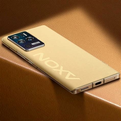 zte axon  pro gold smartphone