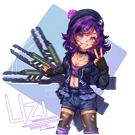 Uzi Doorman (Human ver.) Fanart! : r/MurderDrones