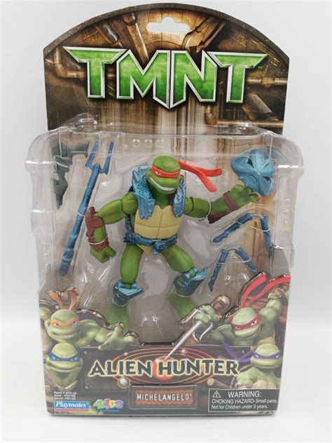 TMNT Teenage Mutant Ninja Turtles Alien Hunter Michelangelo Playmates