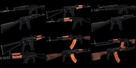 Пак моделей В пак вошло АКС-74, АК-74М, АКСУ-74 - Модели оружия ...