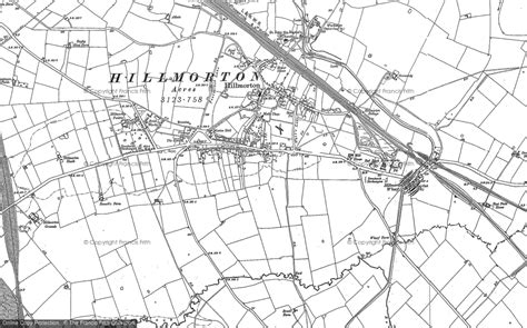 maps  hillmorton warwickshire francis frith