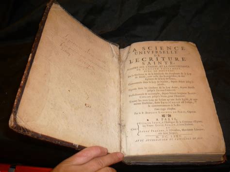 LA SCIENCE UNIVERSELLE DE L'ECRITURE SAINTE, Fondée Sur L'Union, Et La