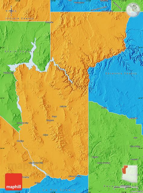 Political Map Of Mohave County Images