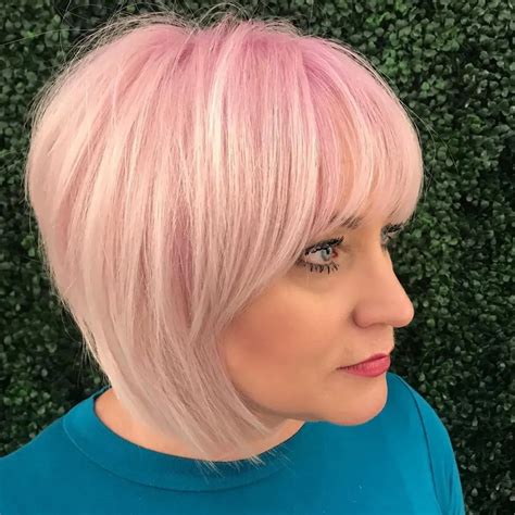 40 Up-To-Date Inverted Bob With Bangs Hairstyles