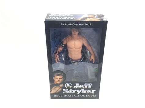 Lot - Jeff Stryker Autographed Action Figure