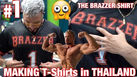 thailand  shirt factory making  brazzer shirt youtube