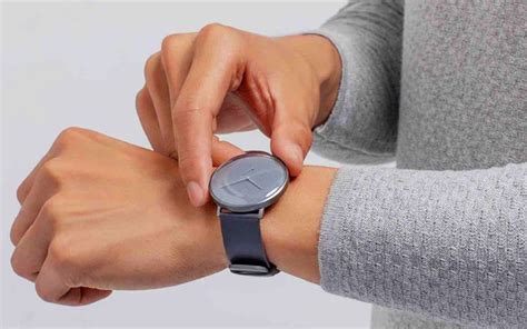 Гибридные смарт-часы Xiaomi Mijia Quartz Watch Black (Черные): купить ...