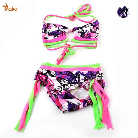 Aliexpress.com : Buy Children swimwear falbala girls swimwear baby kids ...