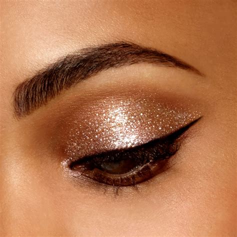 Silver Glitter Smokey Eye Makeup