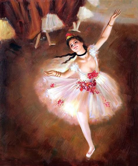 Hand Painted Wall Painting for Home Decor Star Dancer (On Stage) by ...