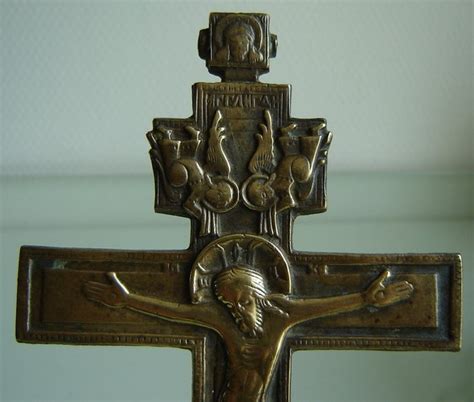 Antique Russia orthodox priest cross - 17th century - Catawiki