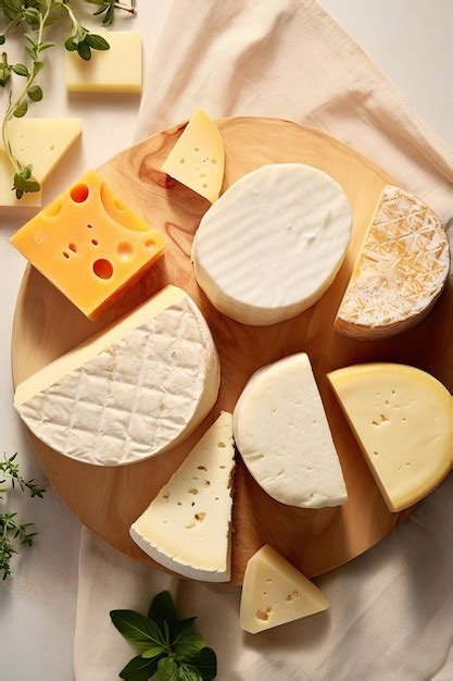 premium photo tasty cheese selection