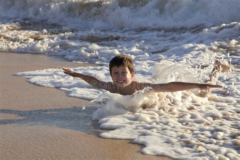 fun   waves stock image image  recreation play