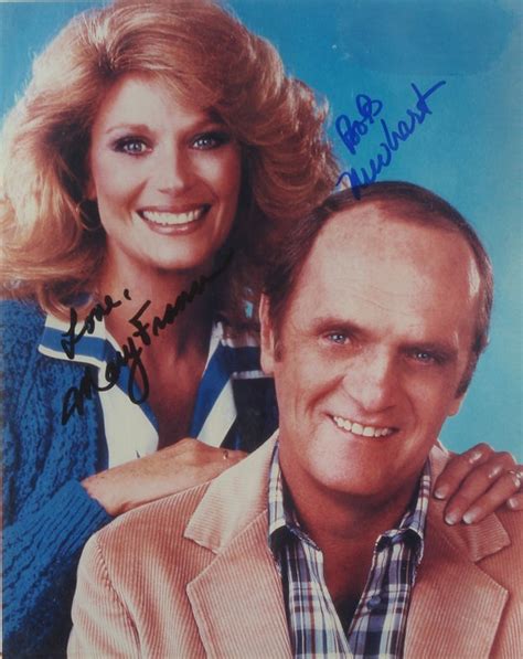 BOB NEWHART SHOW Cast Signed Photo X2 - Bob Newhart, Mary Frann W/coa