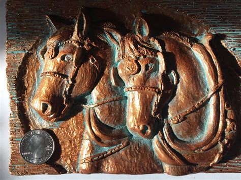 BELGIAN DRAFT HORSE Team With Harness Sculpted Wall Plaque - Etsy