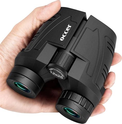 Occer 12x25 Compact Binoculars for Adults Kids, Small Binoculars with ...