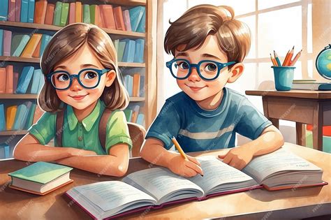 Imagem De Crianças Com Livros