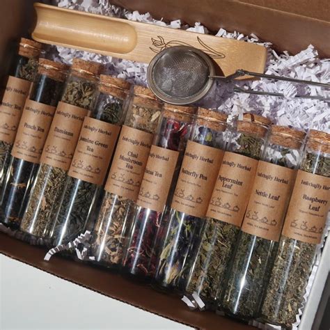 loose leaf organic tea sampler gift set tea lover gift birthday