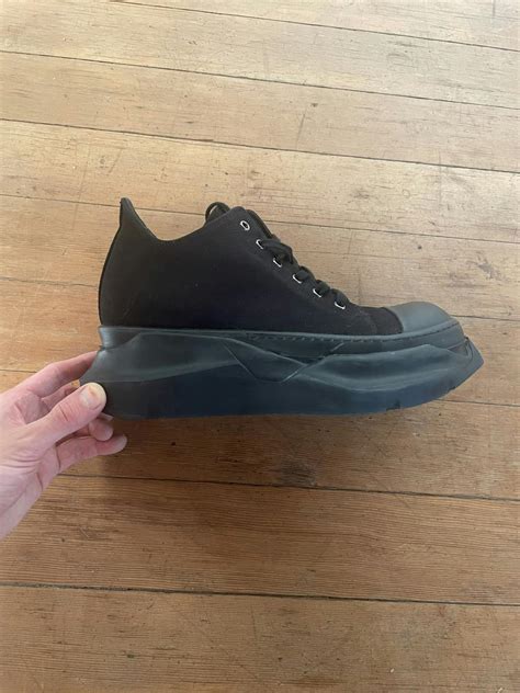 Rick Owens × Rick Owens Drkshdw Rick Owens Abstract Low Sneakers | Grailed
