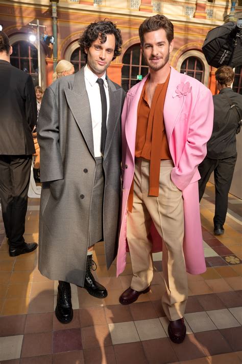 Penn Badgley and Andrew Garfield are just a couple of fashion bros