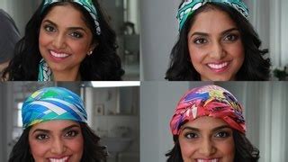 4 Glam (and Supereasy) Ways To Wear A Hair Wrap