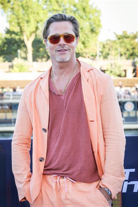 Brad Pitt Just Wore a Skirt on the Red Carpet—See the Photos | Who What