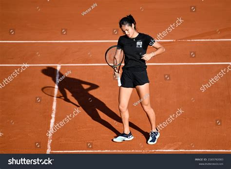 Emma Raducanu Great Britain During French Stock Photo 2165792083