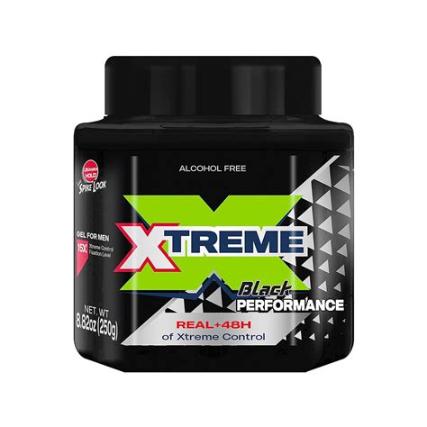 Amazon.com : Xtreme Performance Black Styling Hair Gel with Aloe Vera