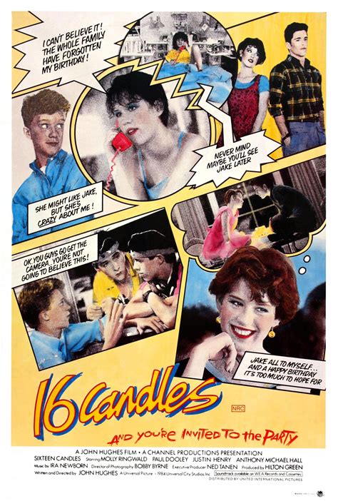 Dieciséis velas | Sixteen candles, Sixteen candles movie, Movie posters