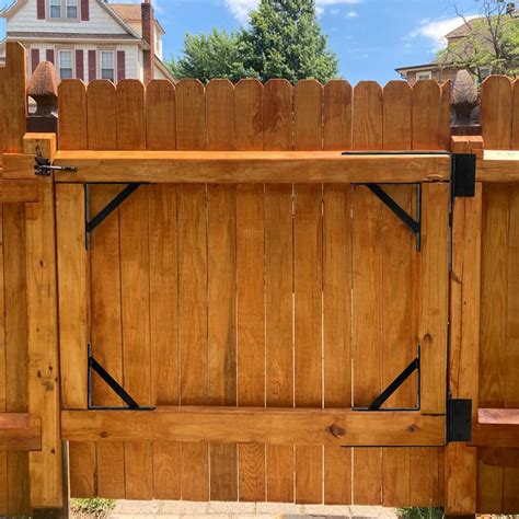 Amazon.com: Mofeez Fence Gate Kit Iron Gate Hardware with Gate Latch