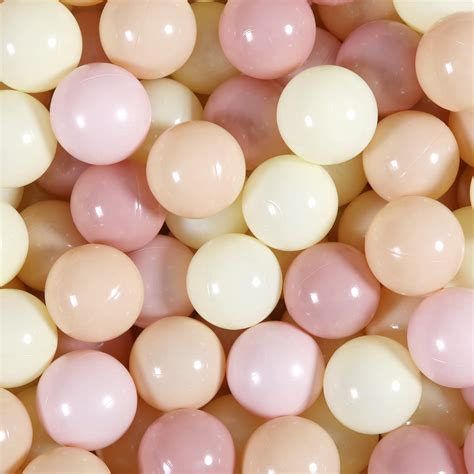 Realhaha Ball Pit Balls 100 Play Balls Plastic Balls for Baby Girls