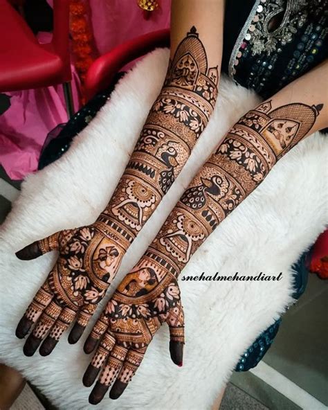 21 Bridal Dulhan Mehndi Design Patterns By Renowned Artists