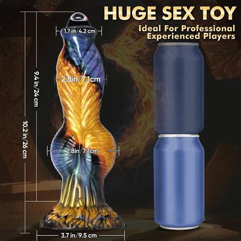 10" Thrusting Dildo Vibrator Huge Thick G-spot Monster Big Penis Remote