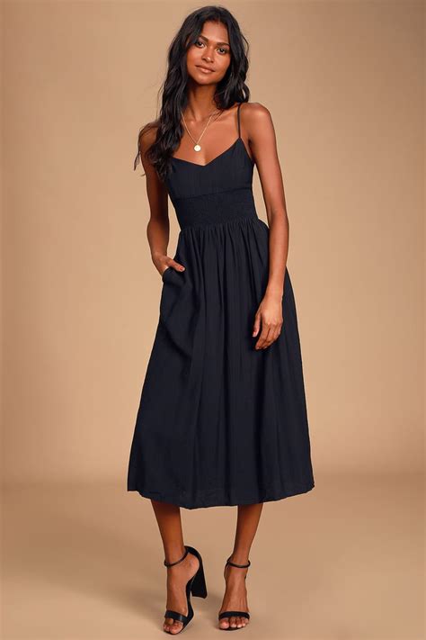 Black Midi Dress