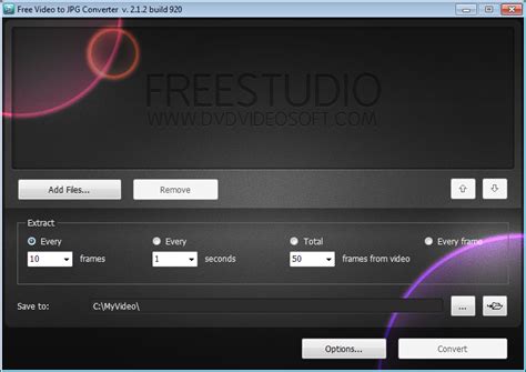 Free Video to JPG Converter - make snapshots from video files
