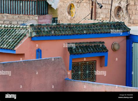 The colors of traditional Moroccan architecture Stock Photo - Alamy