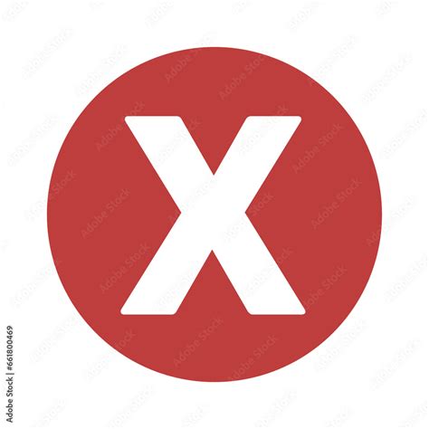 red cross mark  sign  sign vector illustration  cancel