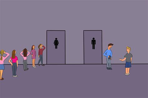 Bathroom lines and gender inequality
