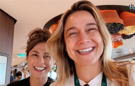 fernanda gentil exalta relacionamento  priscila montandon parceira