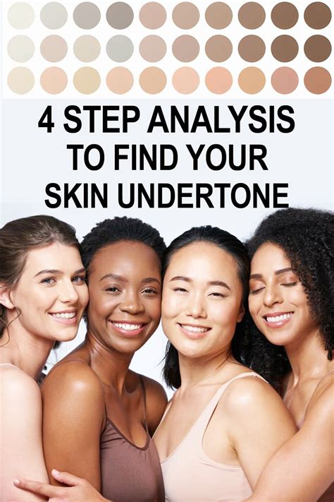 step analysis  find  skin undertone  flattering makeup
