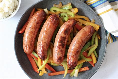 Crispy Air Fryer Chicken Sausage in 10 Minutes • Cooking with Kim